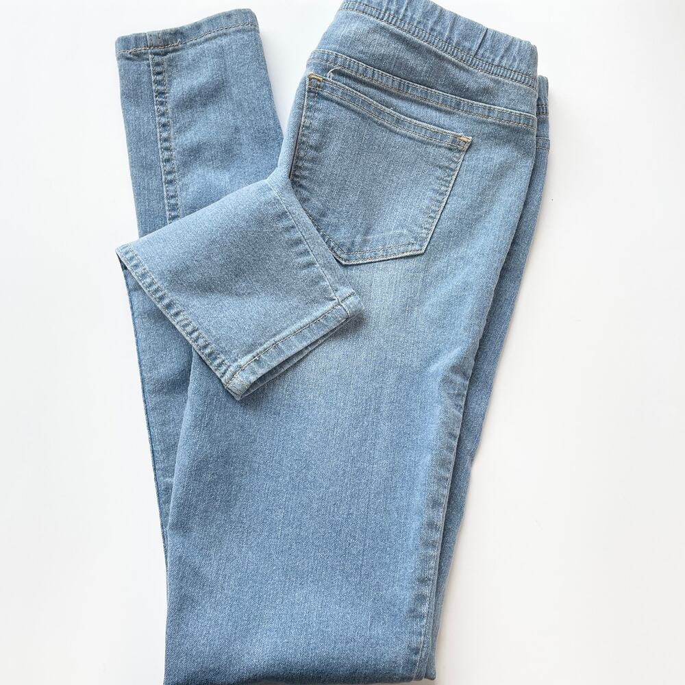 Roebuck & Co Girls Size 16 Jegging Jeans‎ Light Wash Denim Pull On Stretchy